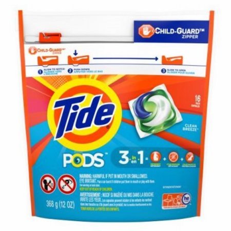 PROCTER & GAMBLE 16CT Clean Brz Tide Pod 50955